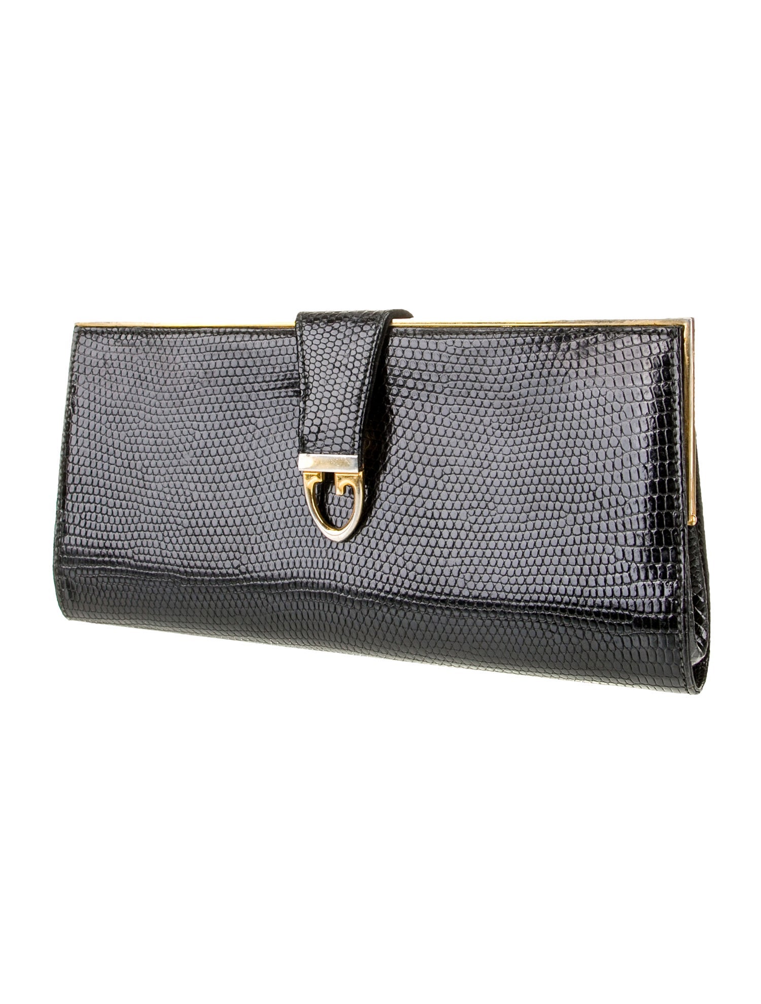 Gucci Embossed Leather Clutch